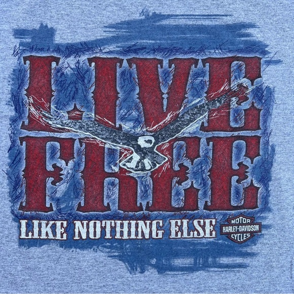 Vintage Harley Davidson Double Sided Graphic Shirt Gray Size XL - Picture 3 of 6